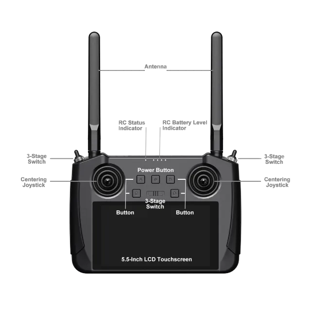Ensemble standard d'entreprise SIYI MK15 : mini-station au sol portable