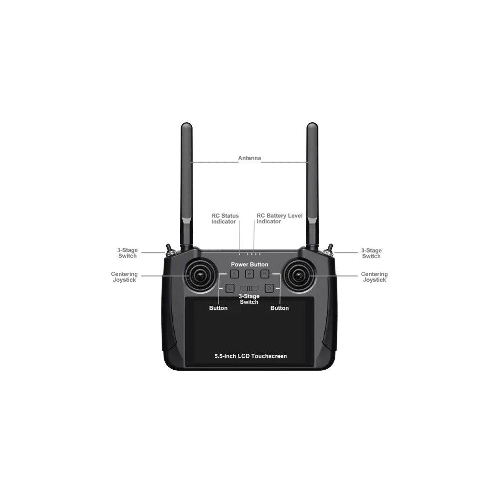 Ensemble standard d'entreprise SIYI MK15 : mini-station au sol portable