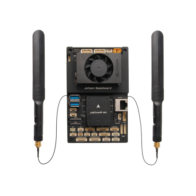 Pixhawk Jetson Baseboard Bundle - Pixhawk 6X / Jetson Orin NX 16GB (with Wi-Fi & SSD & Camera) / With Case